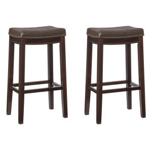 Brand New Pair of 30" Backless Bar Stools-image