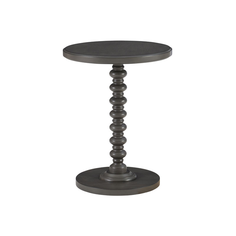 dk grey spindle end table