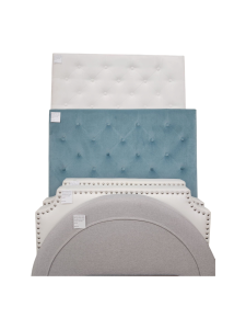 Brand New Wall Mount Twin Size Headboard w/ Power & USB ports-image